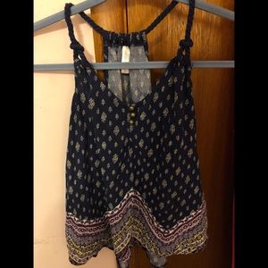 Rope Strap Boho Tank Top Never Worn